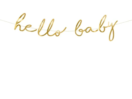 Slinger 'Hello baby' - Goud