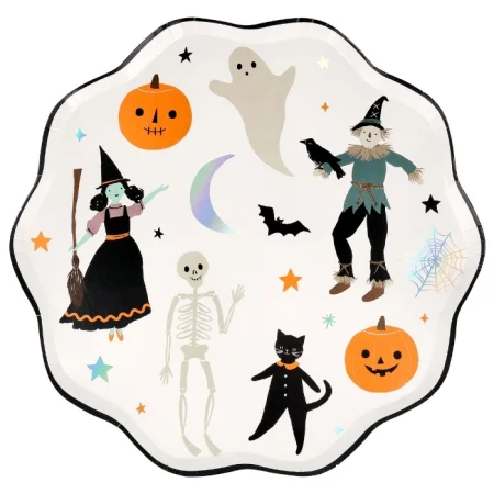 Meri Meri - Halloween borden - Papier - 8 st